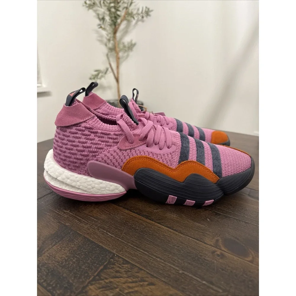 New Adidas Trae Young 2 Basketball Shoes Statosphere HO6483 Men's Sz 9.5 Lilac